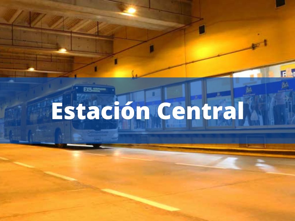 Estación Central del Metropolitano Líneas de Buses Dirección